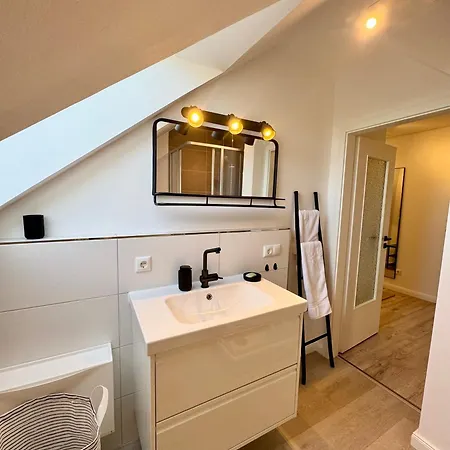 Vollmoebliertes Am Deich Apartmán Neuendeich
